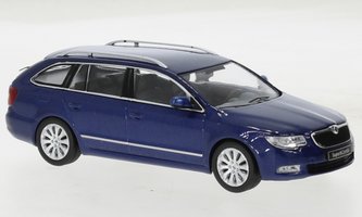 Skoda Superb II (3T) blau